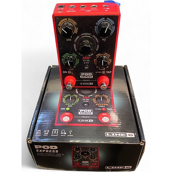 Used Line 6 Pocket Pod Express Amp Modeler Effect Processor