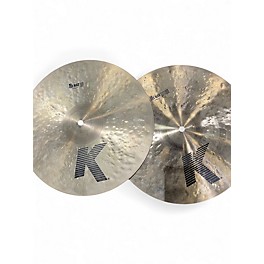 Used Zildjian 14in K Hi Hat Pair Cymbal