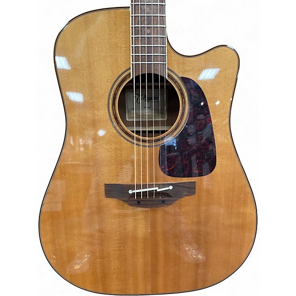 Used Takamine P4DC Natural Acoustic Electric Guitar