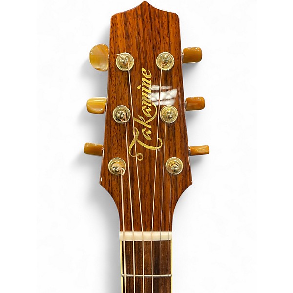 Used Takamine P4DC Natural Acoustic Electric Guitar