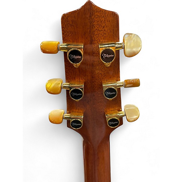 Used Takamine P4DC Natural Acoustic Electric Guitar