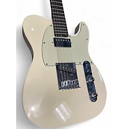 Used Schecter Guitar Research NICK JOHNSTON TELECASTER WHITE Solid Body Electric Guitar