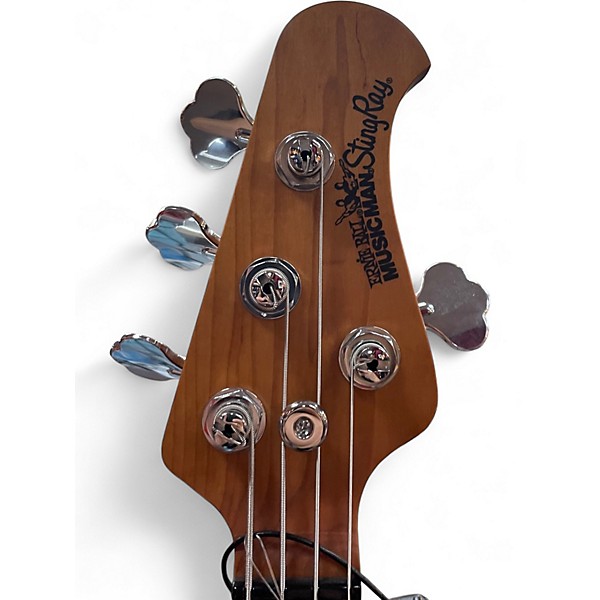 Used Ernie Ball Music Man StingRay Special H Hot Honey Electric Bass Guitar