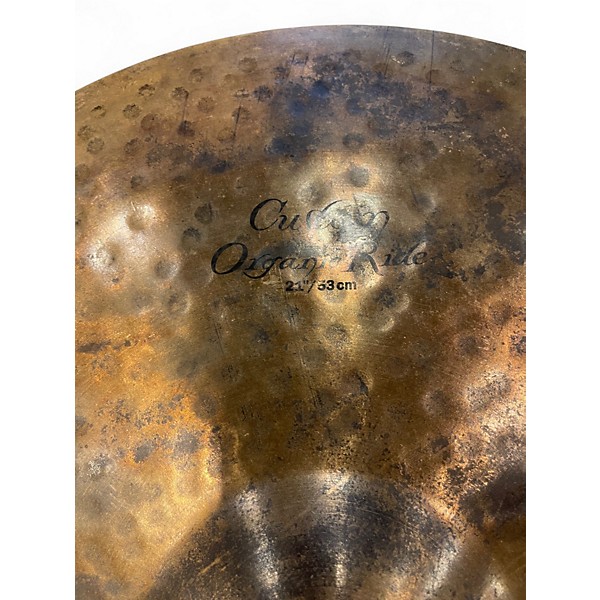 Used Zildjian 21in K Custom Organic Ride Cymbal Cymbal