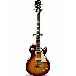 Used 2021 Epiphone Les Paul Standard 1950s Cherry Burst Solid Body Electric Guitar