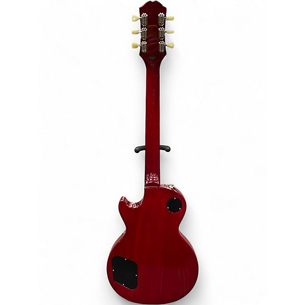 Used 2021 Epiphone Les Paul Standard 1950s Cherry Burst Solid Body Electric Guitar