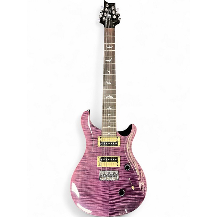 Used PRS SE Custom 24 7-string Amethyst Solid Body Electric