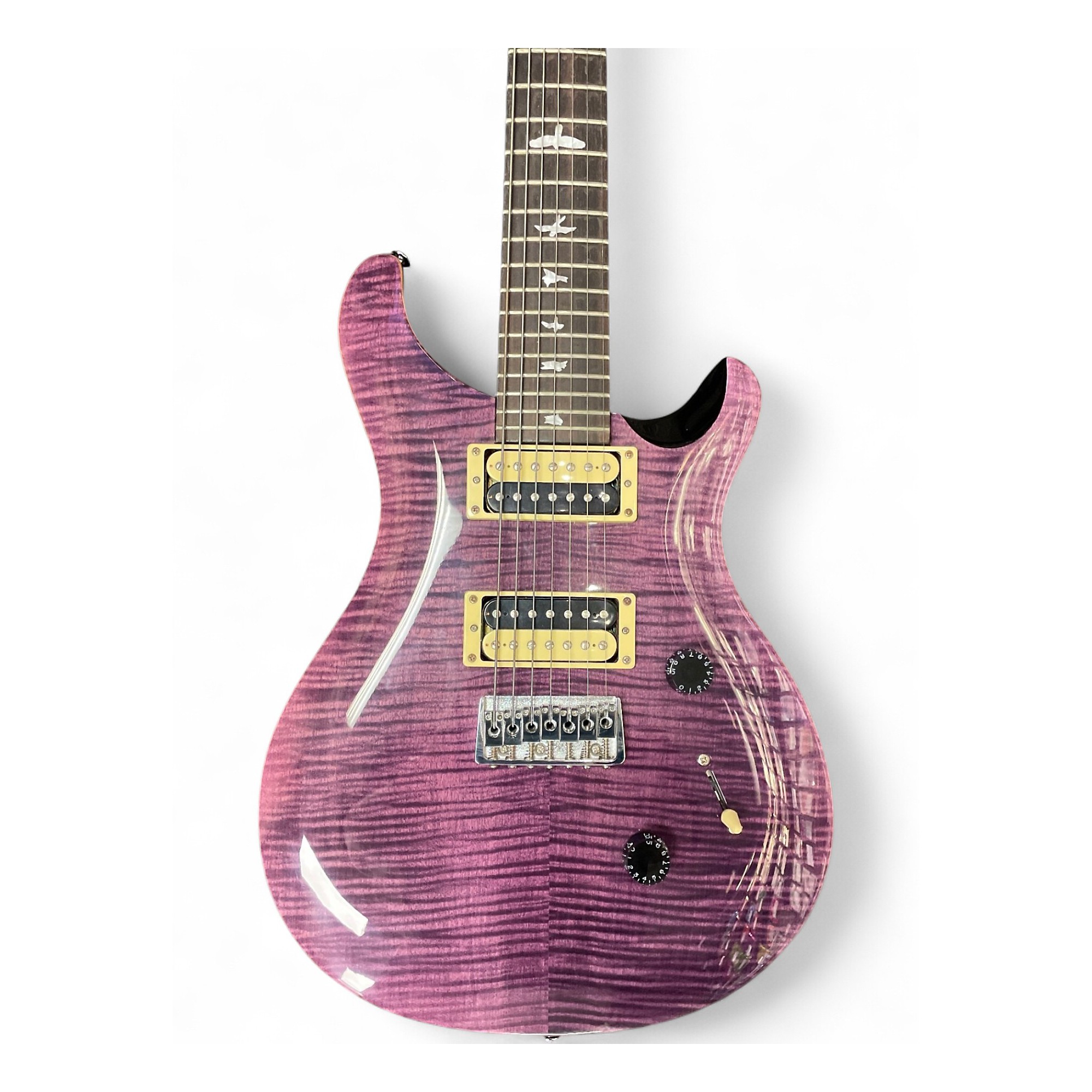 Used PRS SE Custom 24 7-string Amethyst Solid Body Electric