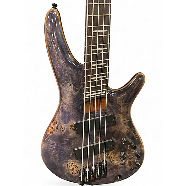 Used Ibanez SRMS805 Brown Electric Bass Guitar