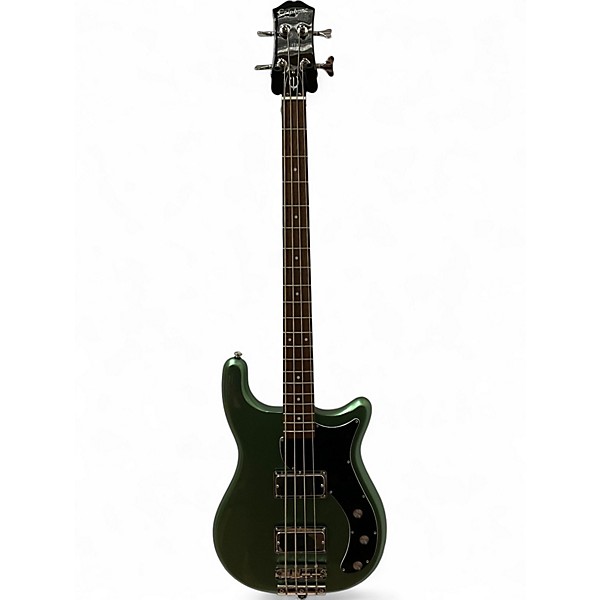 Used Epiphone Embassy Pro Wanderlust Green Metallic Electric Bass Guitar