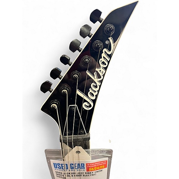 Used Jackson JS22 Dinky Snow White Solid Body Electric Guitar