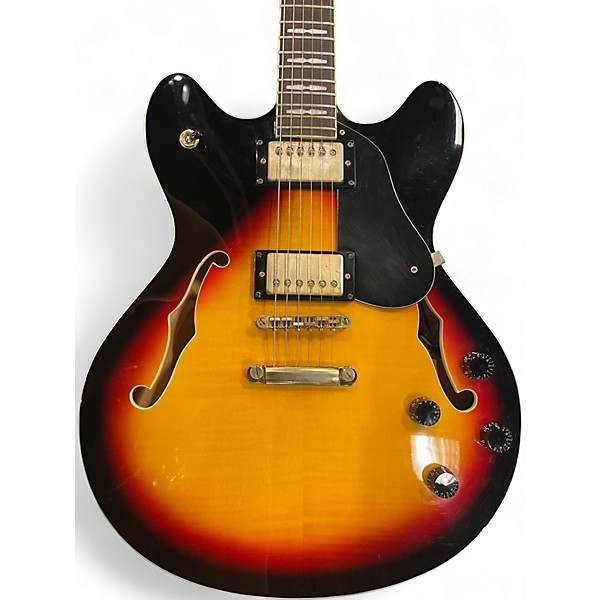 Used Peavey JF1 EX 2 Tone Sunburst Hollow Body Electric Guitar