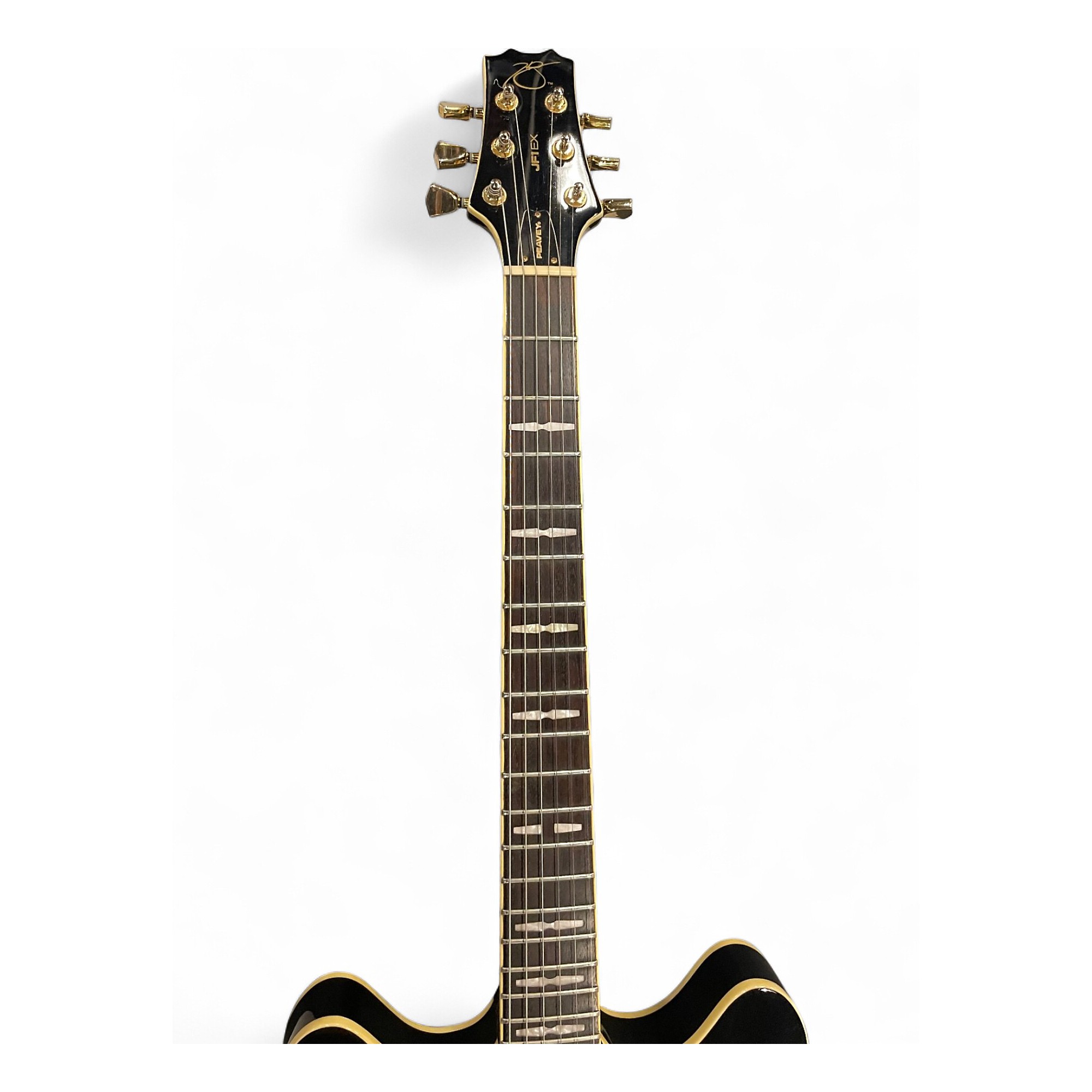 Used Peavey JF1 EX 2 Tone Sunburst Hollow Body Electric Guitar 2