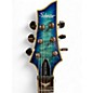 Used 2020 Schecter Guitar Research Omen Extreme 6 Aqua Burst Solid Body Electric Guitar