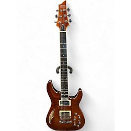 Used 2023 Schecter Guitar Research C - 1 E/A Amber Hollow Body Electric Guitar