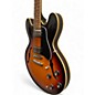 Used Gibson ES335 Satin VINTAGE BURST Hollow Body Electric Guitar