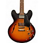 Used Gibson ES335 Satin VINTAGE BURST Hollow Body Electric Guitar