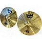 Used MEINL 14in HCS Hi Hat Pair Cymbal