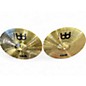 Used MEINL 14in HCS Hi Hat Pair Cymbal