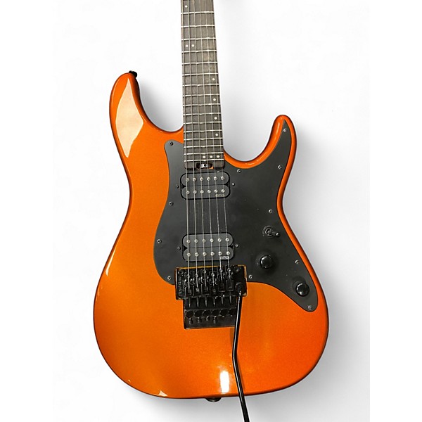 Used Schecter Guitar Research Sun Valley Super Shredder FR Lambo Orange Solid Body Electric Guitar