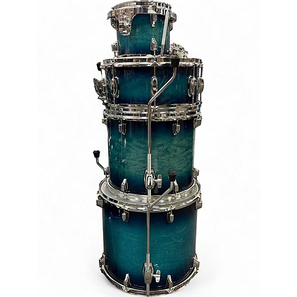 Used TAMA 7 Piece Superstar Classic Maple Blue Burst Drum Kit
