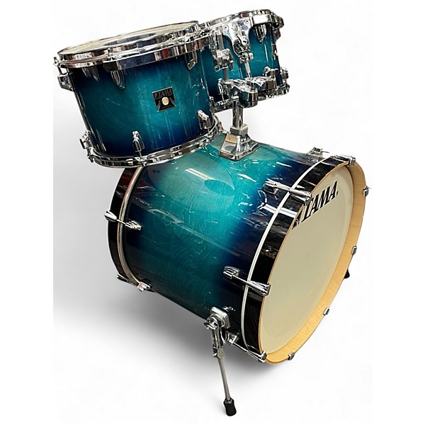Used TAMA 7 Piece Superstar Classic Maple Blue Burst Drum Kit