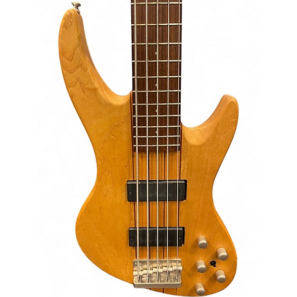 Used DeArmond Pilot DLX V Natural Electric Bass Guitar