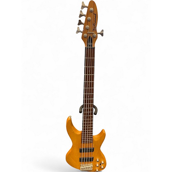 Used DeArmond Pilot DLX V Natural Electric Bass Guitar