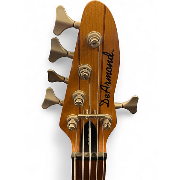 Used DeArmond Pilot DLX V Natural Electric Bass Guitar