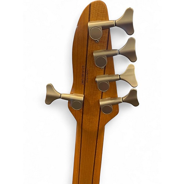 Used DeArmond Pilot DLX V Natural Electric Bass Guitar