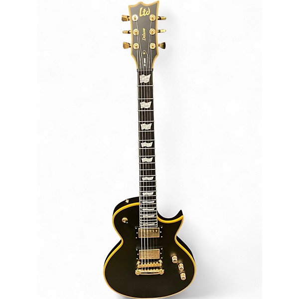 Used ESP LTD EC1000 Deluxe Ebony Solid Body Electric Guitar