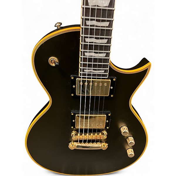 Used ESP LTD EC1000 Deluxe Ebony Solid Body Electric Guitar