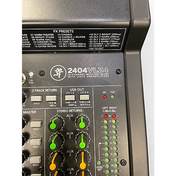 Used Mackie 2404VLZ4 Unpowered Mixer