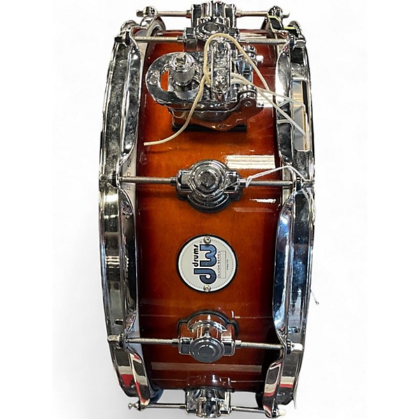Used DW 5.5X14 Design Series Snare Tobacco Burst Drum