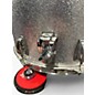 Used Ludwig 18X16 Classic Maple Floor Tom Silver Sparkle Drum
