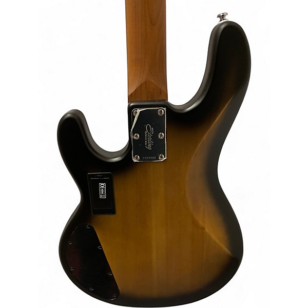 Used Sterling by Music Man Ray34HH Spalted Maple Electric Bass Guitar