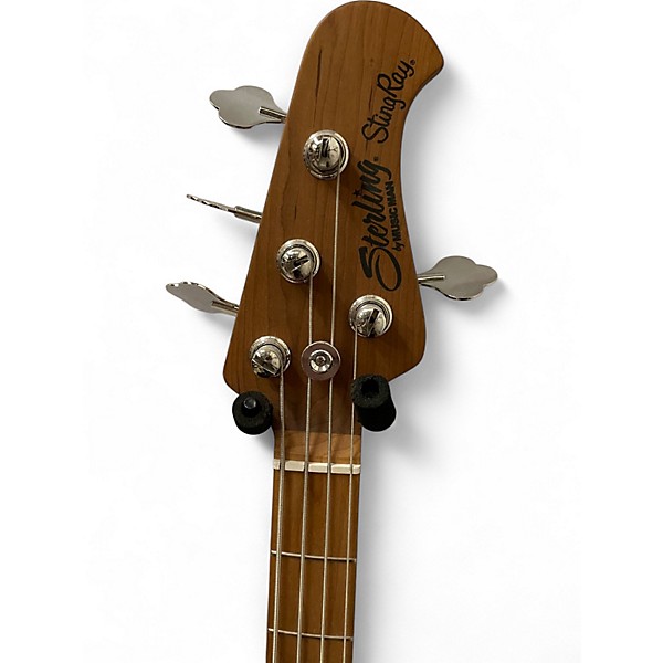 Used Sterling by Music Man Ray34HH Spalted Maple Electric Bass Guitar
