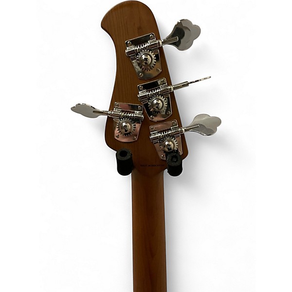 Used Sterling by Music Man Ray34HH Spalted Maple Electric Bass Guitar