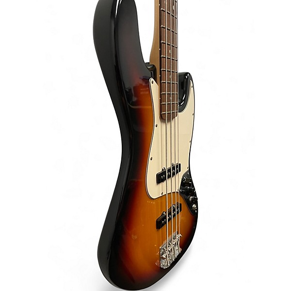Used Fender Standard Jazz Bass Brown Sunburst Electric Bass Guitar