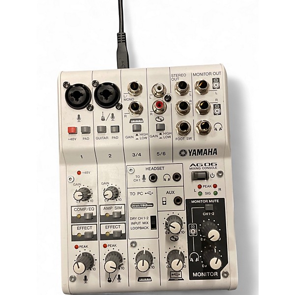 Used Yamaha AG06 Unpowered Mixer