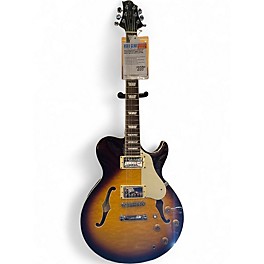 Used Greg Bennett Design by Samick royale THREE COLOR BURST Hollow Body Electric Guitar