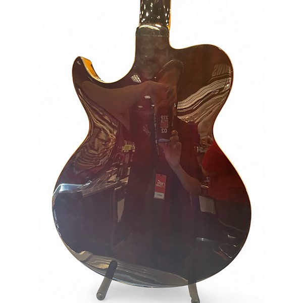Used Greg Bennett Design by Samick royale THREE COLOR BURST Hollow Body Electric Guitar