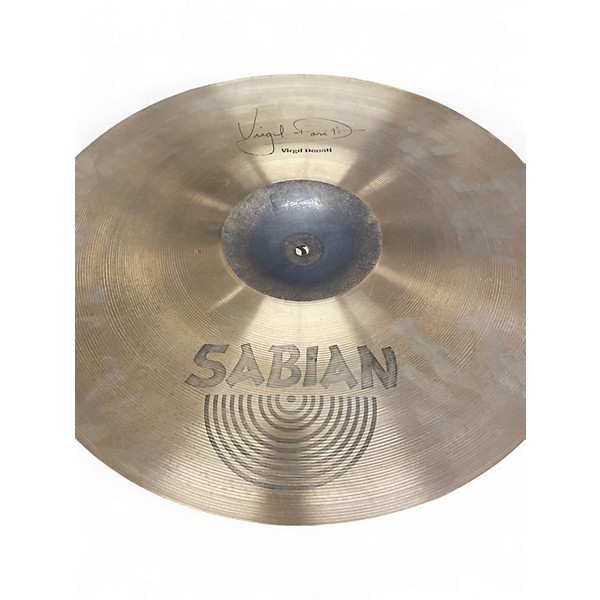 Used SABIAN 18in virgil donati signature crash Cymbal