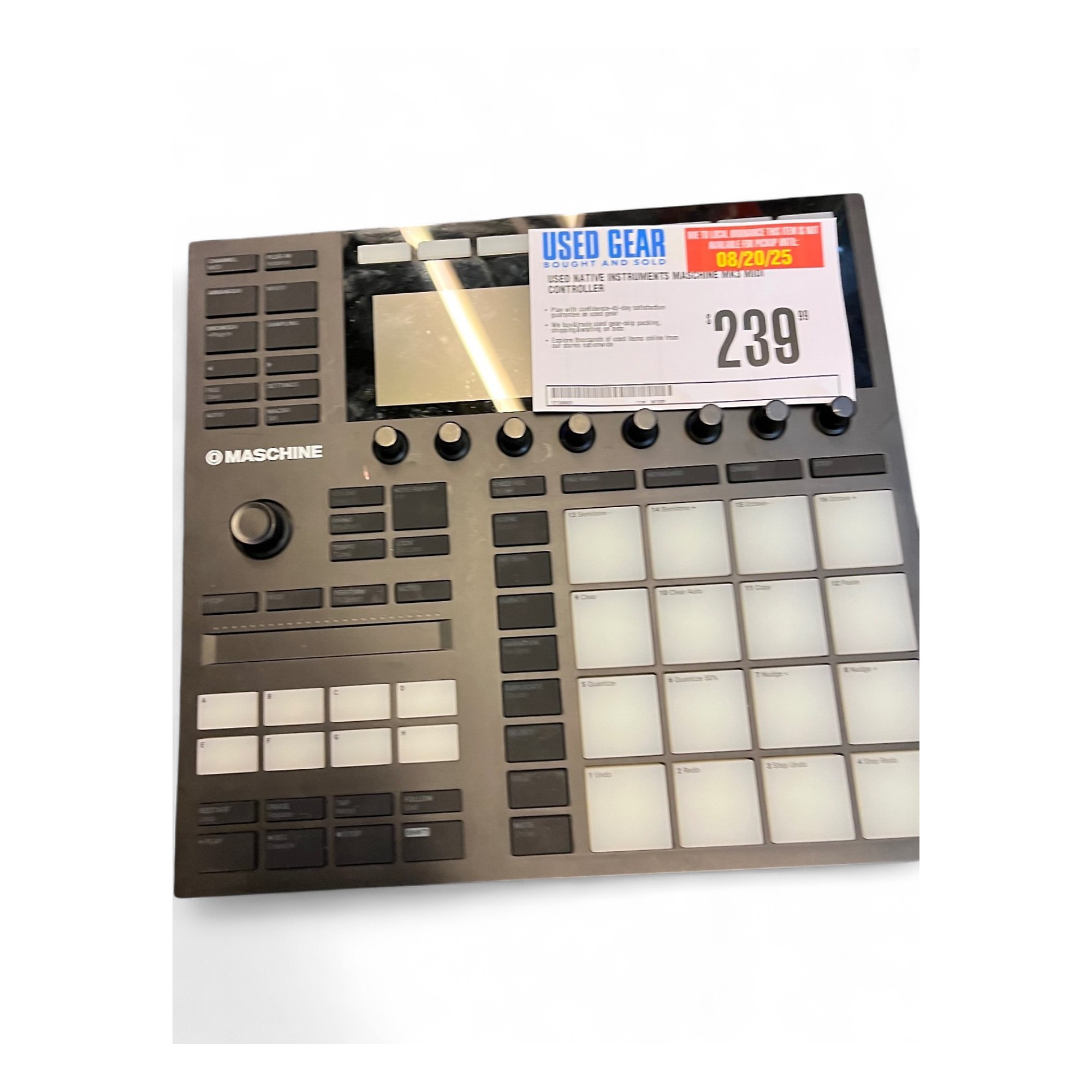 Used Native Instruments Maschine MK3 MIDI Controller