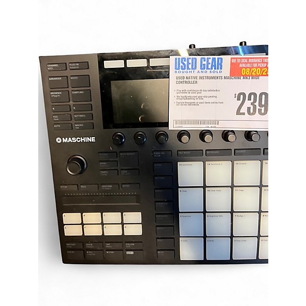 Used Native Instruments Maschine MK3 MIDI Controller