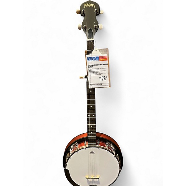 Used Washburn B8K Brown Banjo
