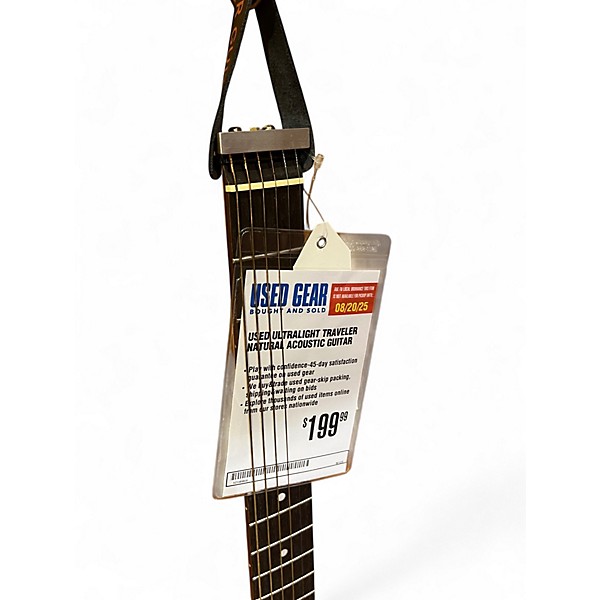 Used Ultralight TRAVELER Natural Acoustic Guitar