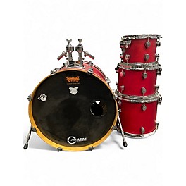 Used Pdp 4 Piece F-SERIES  RED Drum Kit