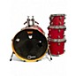 Used Pdp 4 Piece F-SERIES  RED Drum Kit thumbnail
