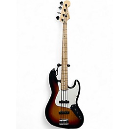 Used Fender Squier Jazz Bass 2 Tone Sunburst Solid Body Electric Guitar 2 Color Sunburst Electric Bass Guitar